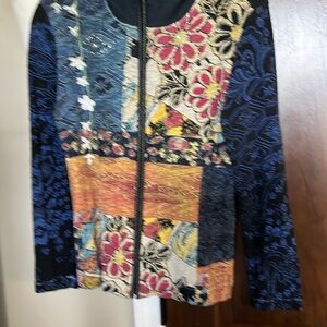 Katina Marie Size Small Zip Up Sweater